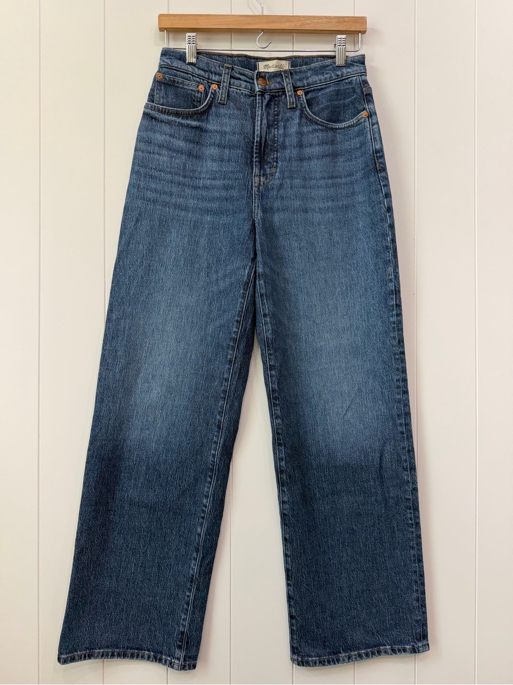 Madewell The Perfect Vintage Wide Leg High Rise Jeans Size 27